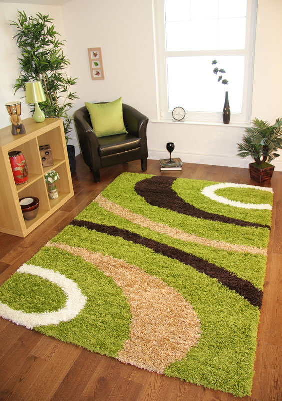 Large Green Rugs Furniture Soft Thick High Pile Lime Green Brown Gy Rugs Small Large Anti Shed Mat